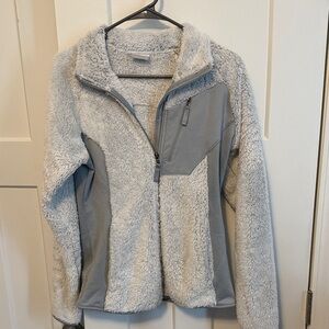Columbia Women's Light Gray Teddy Jacket